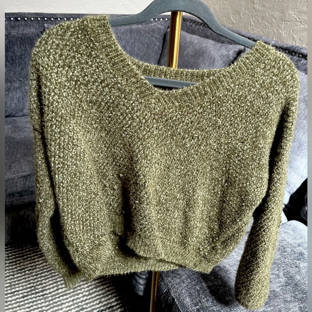Double Zero Green Sweater - Spicy Small